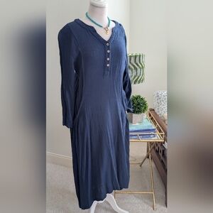 Boho Navy Gauze Dress.